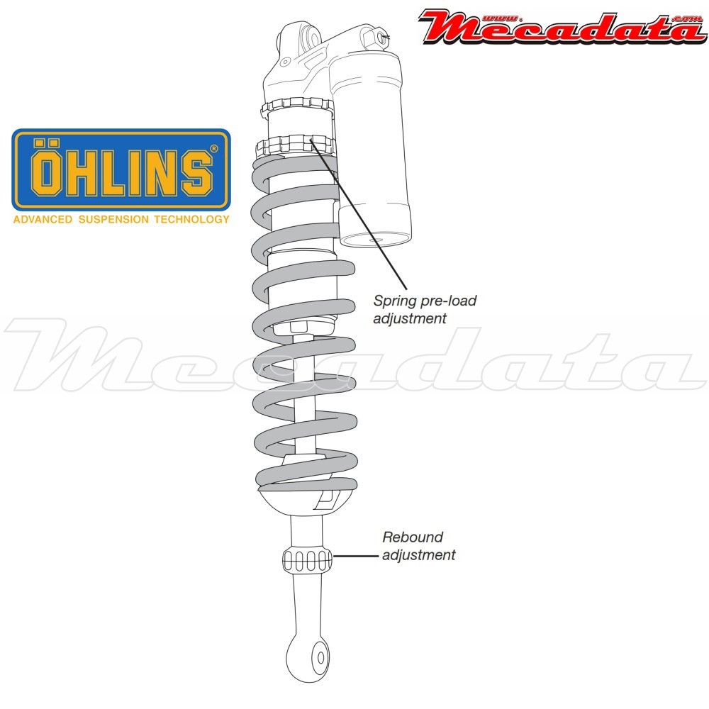 Amortisseur Ohlins HUSQVARNA TE 450 (2005-2005) HA 594 PFP (S46PR1C2)