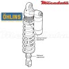 Amortisseur Ohlins KAWASAKI KX 125 (2002-2002) KA 291 PFP (S46PR1C2)
