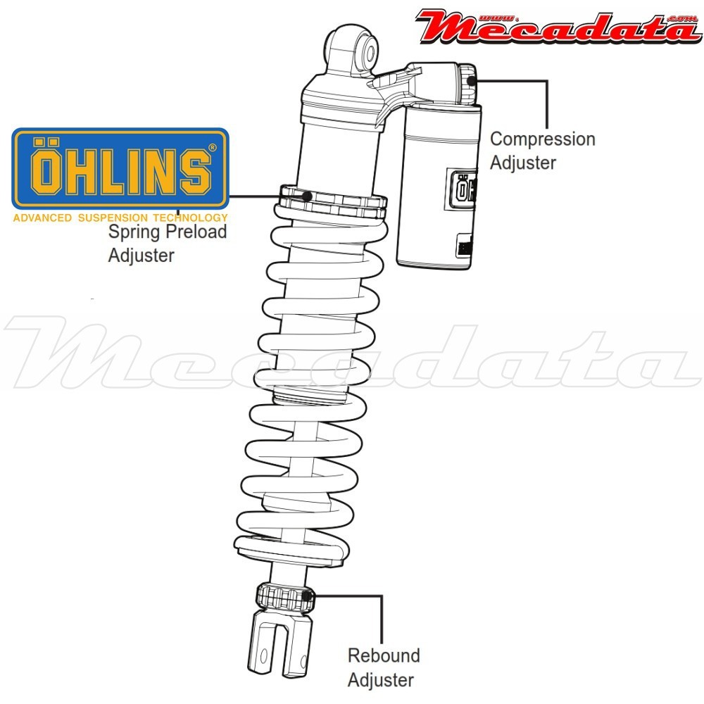 Amortisseur Ohlins KAWASAKI KLX 250 (2012-2014) KA 426 (S46PR1C1)