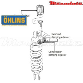 Amortisseur Ohlins KAWASAKI ZZR 1400 (2006-2016) KA 128 TTX 36 (T39PR1C1S)