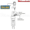 Amortisseur Ohlins KAWASAKI ZZR 1400 (2006-2016) KA 128 TTX 36 (T39PR1C1S)