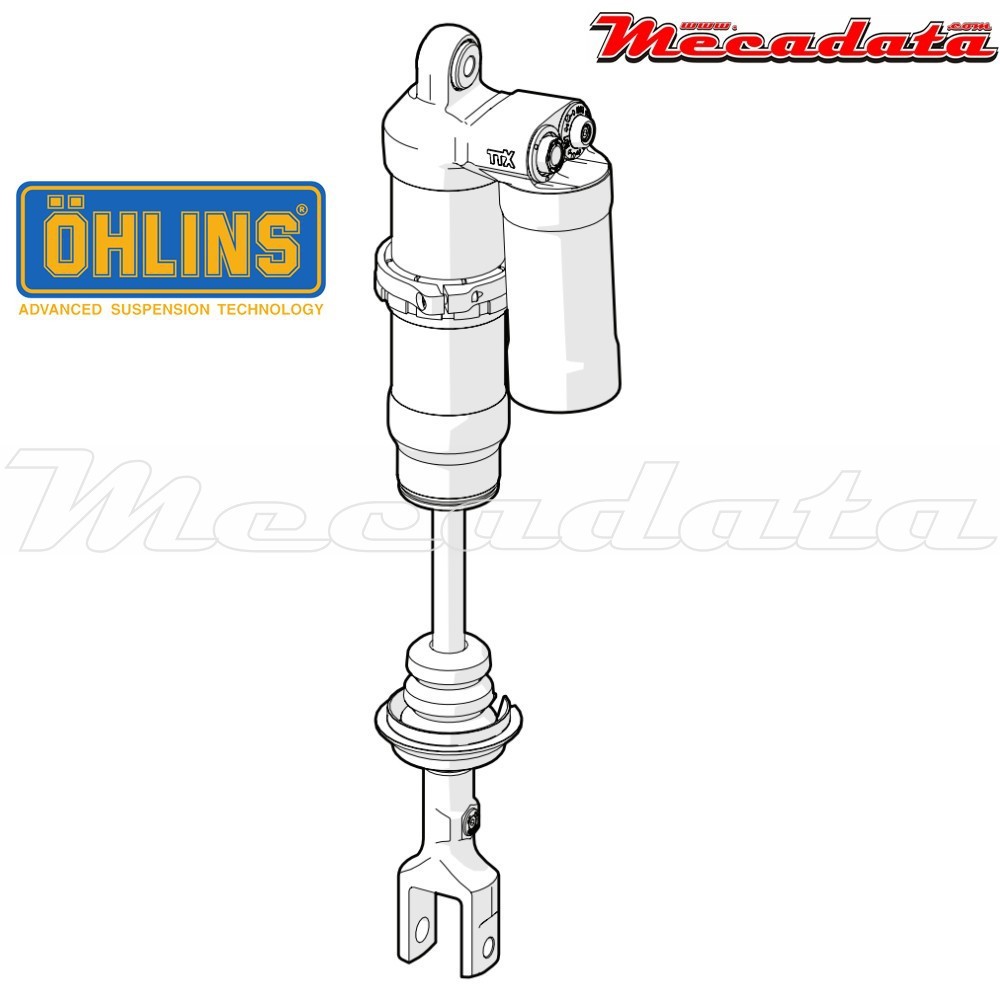 Amortisseur Ohlins KAWASAKI KXF 250 (2009-2016) KA 1693 TTX 44 (T44PR1C2)