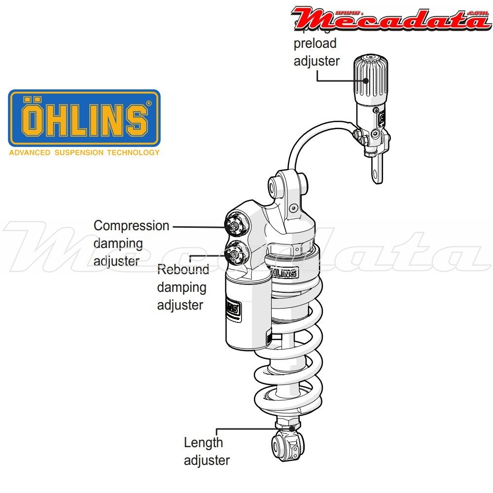 Amortisseur Ohlins KAWASAKI ZX 10 R (2016-2016) KA 364 TTX GP (T36PR1C1LS)