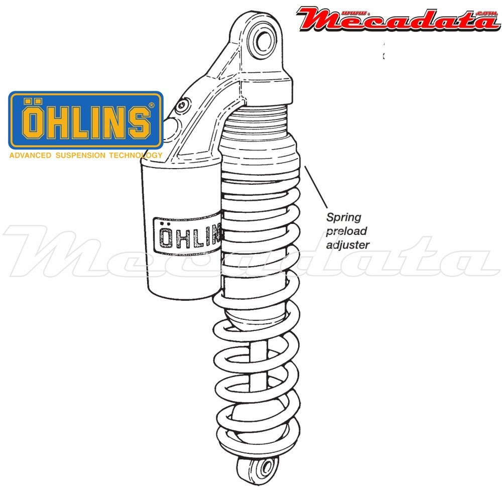 Amortisseur Ohlins KAWASAKI Z 1000 (1977-1985) KA 140 (S36P)