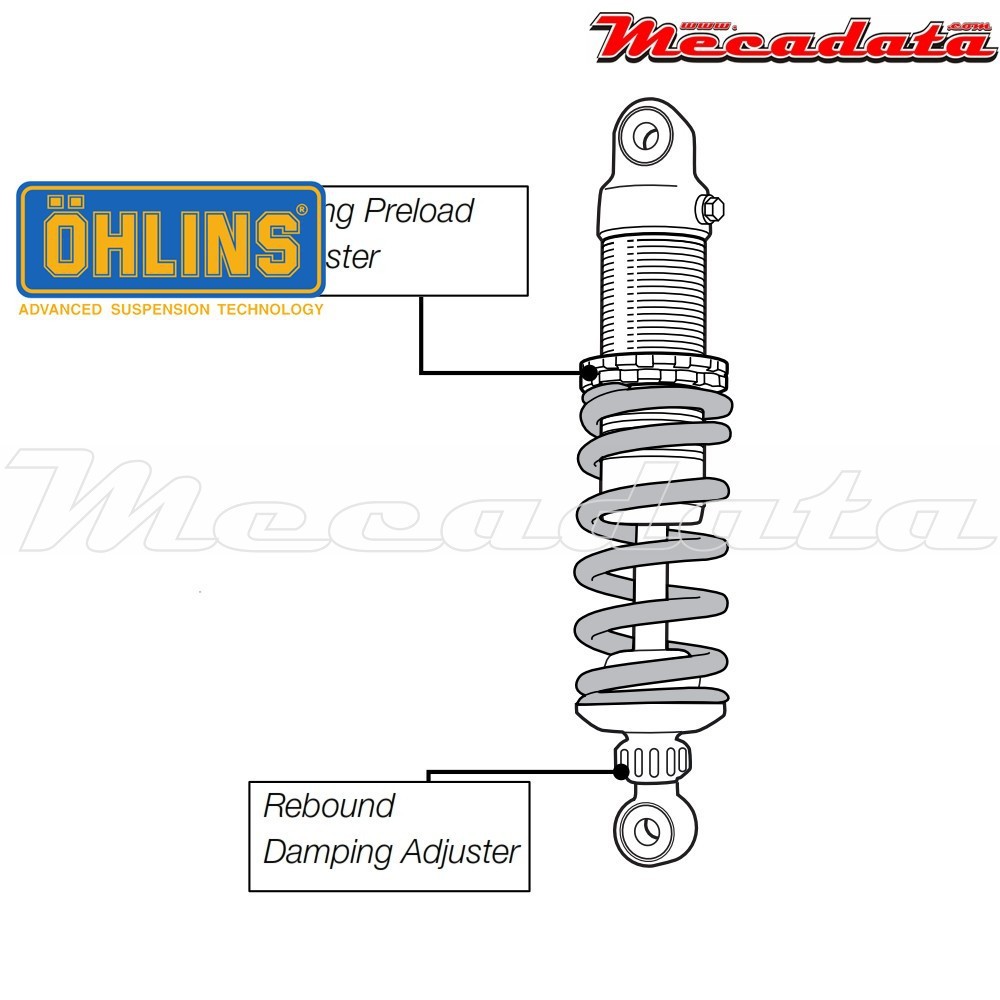 Amortisseur Ohlins KAWASAKI VERSYS 650 ABS (2006-2014) KA 907 (S46DR1)