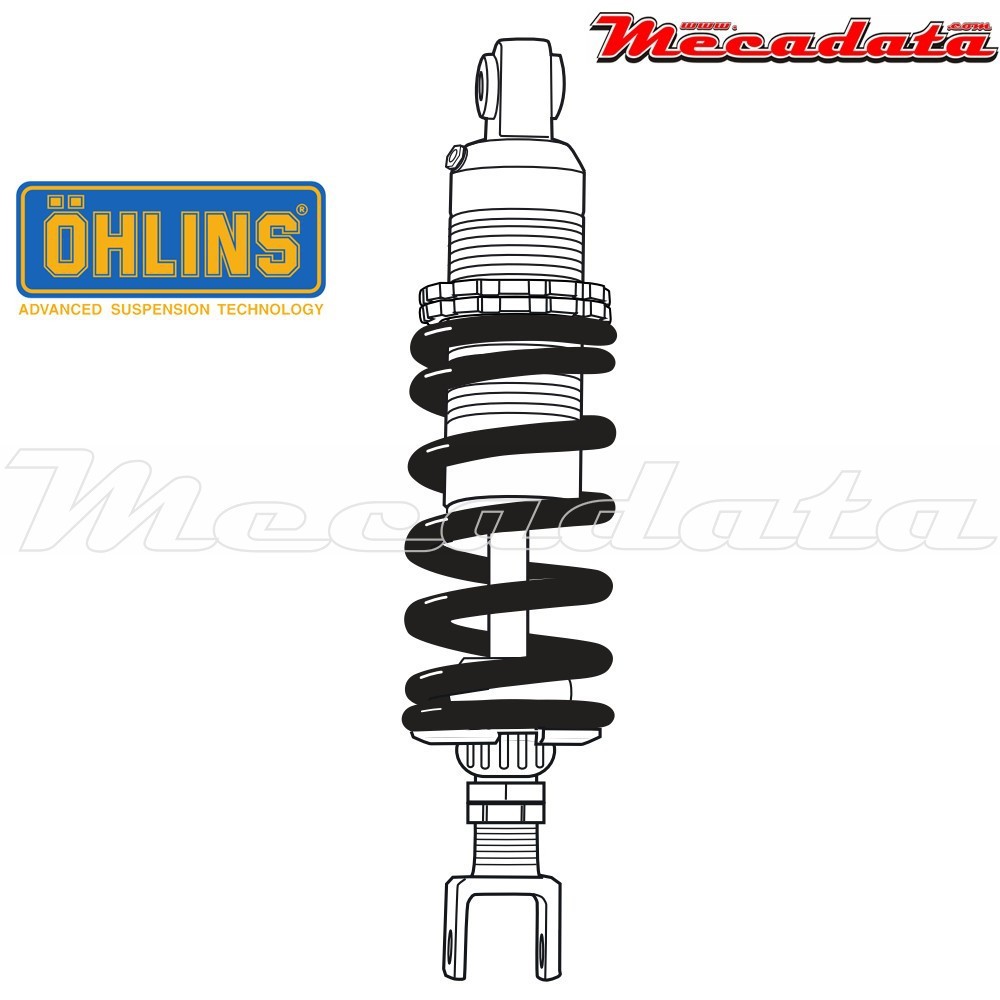 Amortisseur Ohlins KAWASAKI VN 900 CUSTOM (2007-2009) KA 761 PFP (S46DR1L)