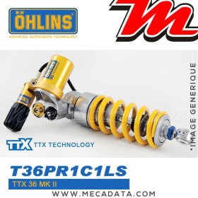 Amortisseur Ohlins KAWASAKI ZX 10 R (2008-2010) KA 788 TTX 36 (T36PR1C1LS)