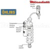 Amortisseur Ohlins KAWASAKI ZX 10 R (2011-2015) KA 360 TTX GP (T36PR1C1LS)