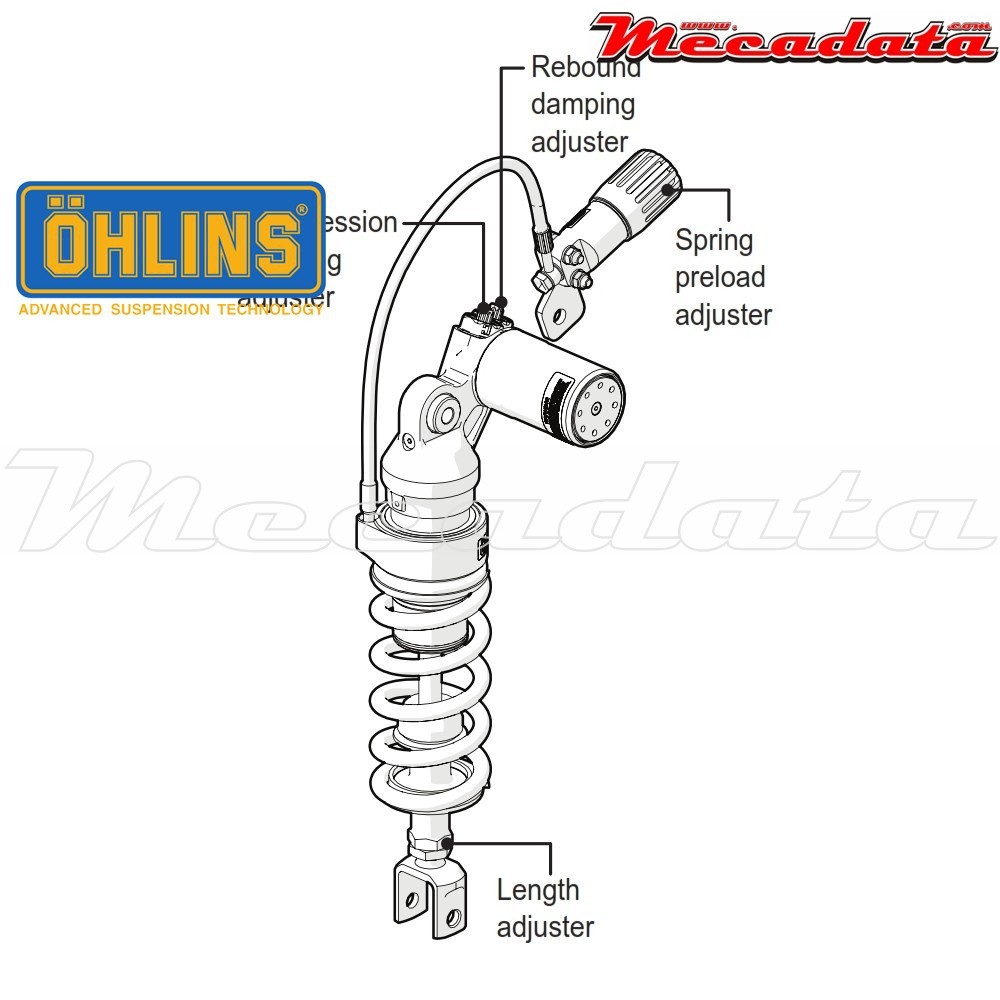 Amortisseur Ohlins KAWASAKI ZX 6 R (2009-2015) KA 361 TTX GP (T36PR1C1LS)