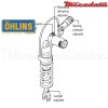 Amortisseur Ohlins KAWASAKI ZX 6 R (2009-2015) KA 361 TTX GP (T36PR1C1LS)