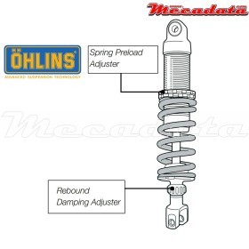 Amortisseur Ohlins KAWASAKI Z 750 (2007-2012) KA 009 (S46DR1)