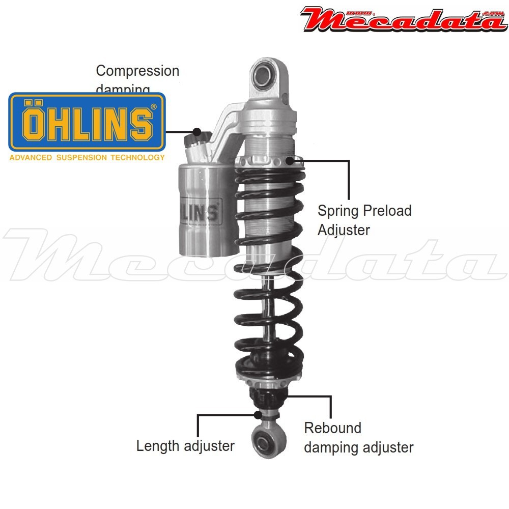 Amortisseur Ohlins KAWASAKI ZRX 1200 (2001-2005) KA 416 (S36PR1C1L)