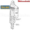 Amortisseur Ohlins KTM SX 250 (2001-2005) KT 592 PFP (S46PR1C2Q1)