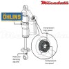 Amortisseur Ohlins KTM SX 85 (2013-2016) KT 1690 (S46PR1C2)