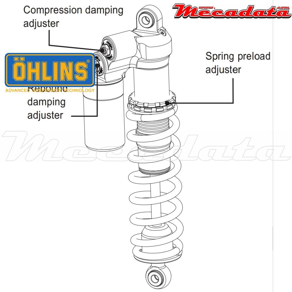 Amortisseur Ohlins KTM SX 65 (2016-2017) KT 1698 TTX 30 (T30PR1C1)