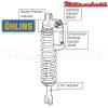 Amortisseur Ohlins KTM EXCF 450 (2009-2011) KT 1184 PFP TTX (T44PR1C1Q1)