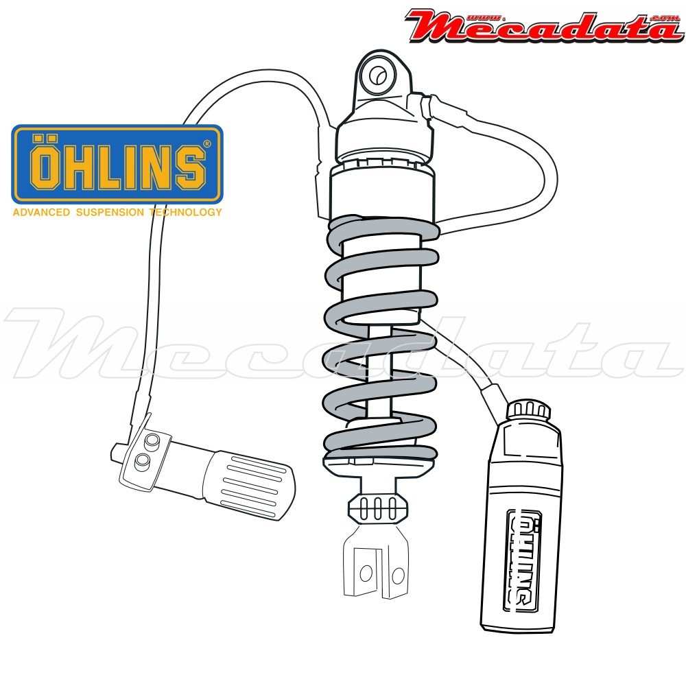 Amortisseur Ohlins SUZUKI GSF 1200 N BANDIT (1996-2000) SU 601 PFP (S46HR1C1S)