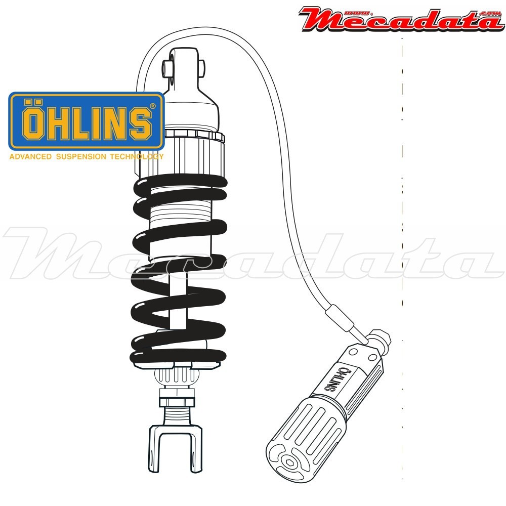 Amortisseur Ohlins SUZUKI C 1500 (2005-2007) SU 706 PFP (S46DR1LS)