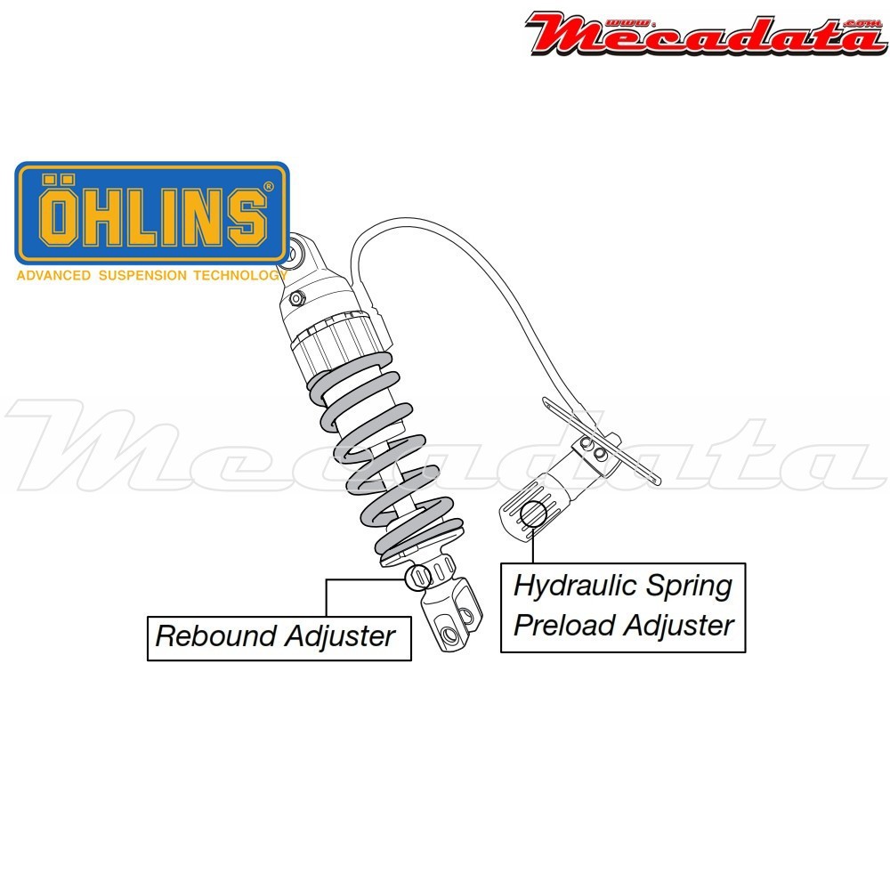 Amortisseur Ohlins SUZUKI DL 650 V-STROM (2004-2014) SU 823 (S46DR1S)