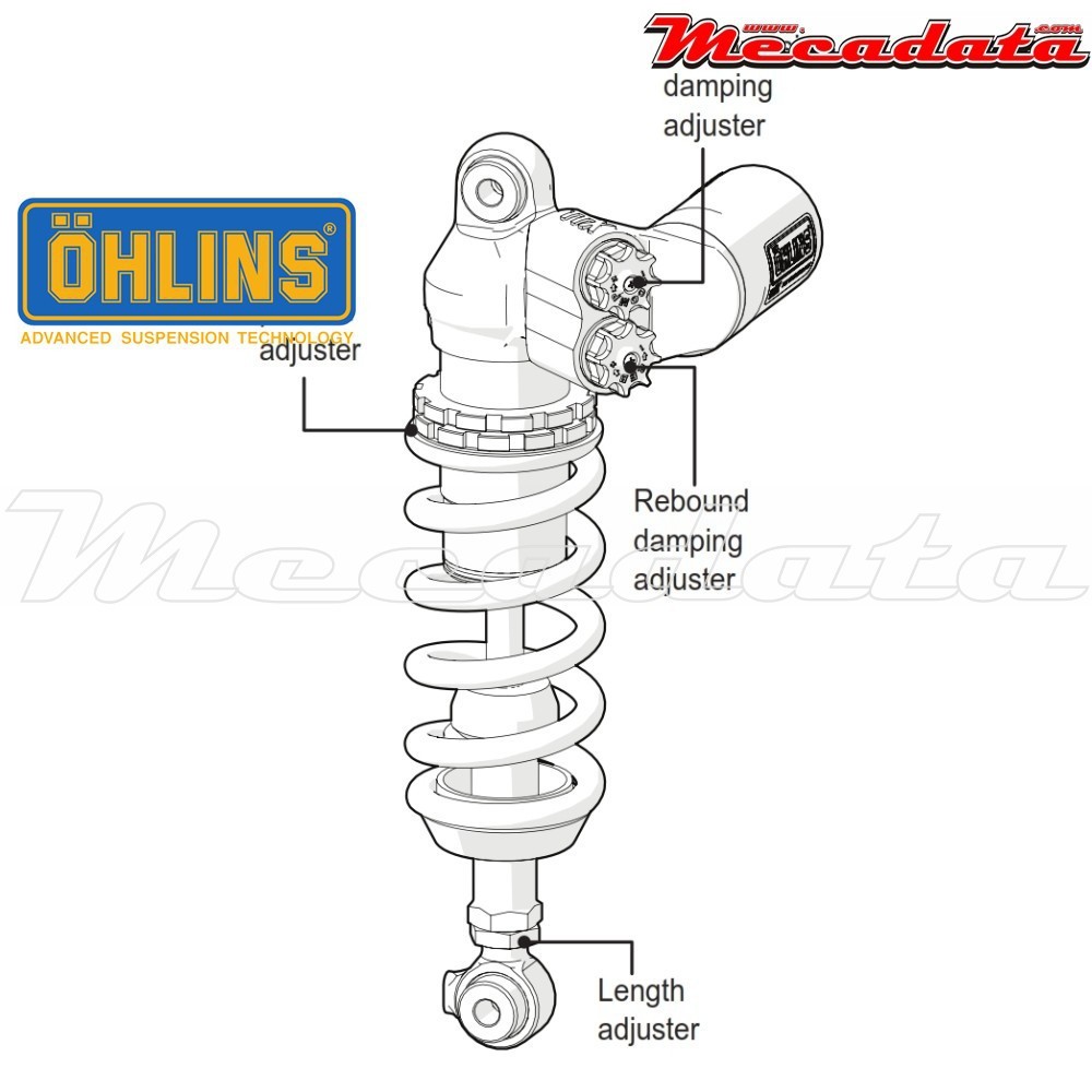 Amortisseur Ohlins SUZUKI GSX-R 1000 (2009-2016) SU 358 TTX RT (T36PR1C1L)