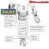 Amortisseur Ohlins SUZUKI GSX R 1300 HAYABUSA (2008-2015) SU 718 PFP (S46PR1C2LS)