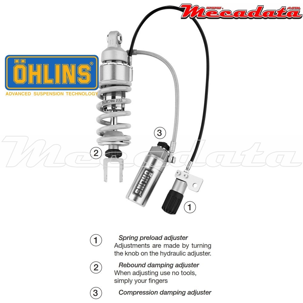 Amortisseur Ohlins SUZUKI RF 900 R (1994-1996) SU 349 PFP (S46HR1C1S)