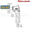 Amortisseur Ohlins SUZUKI GSX-R 750 (2011-2016) SU 361 TTX GP (T36PR1C1LS)