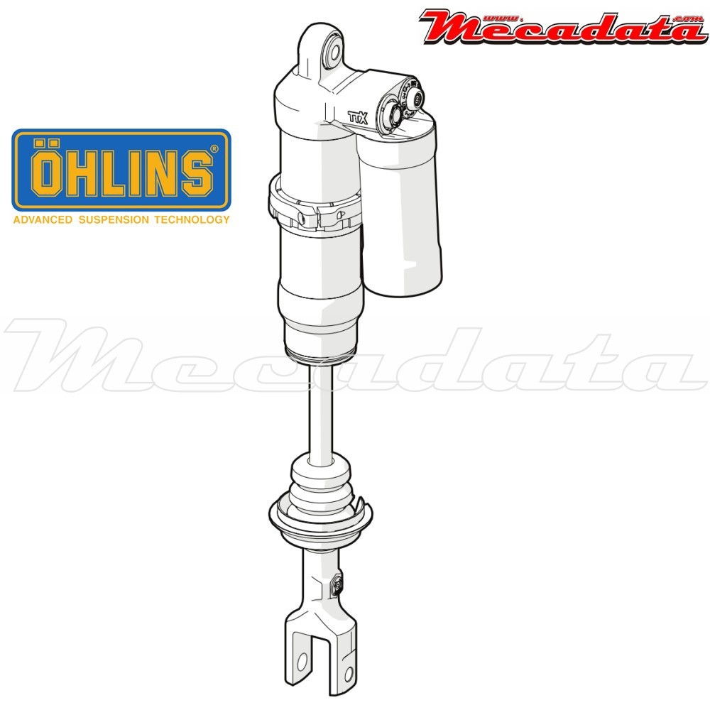 Amortisseur Ohlins SUZUKI 250 RMZ (2005-2016) SU 1593 TTX 44 (T44PR1C2W)