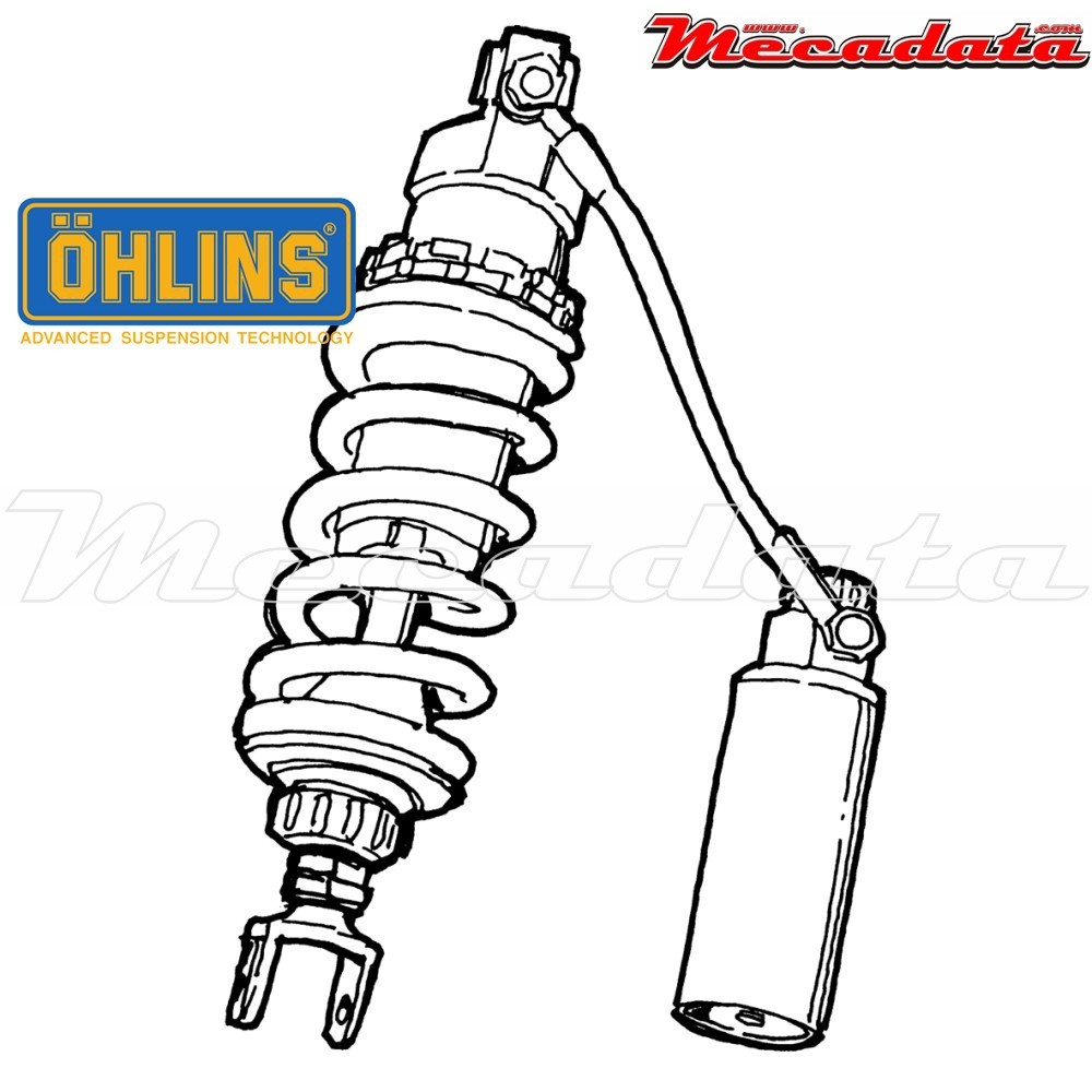 Amortisseur Ohlins SUZUKI SV 650 S (1999-2002) SU 852 (S46HR1C1L)