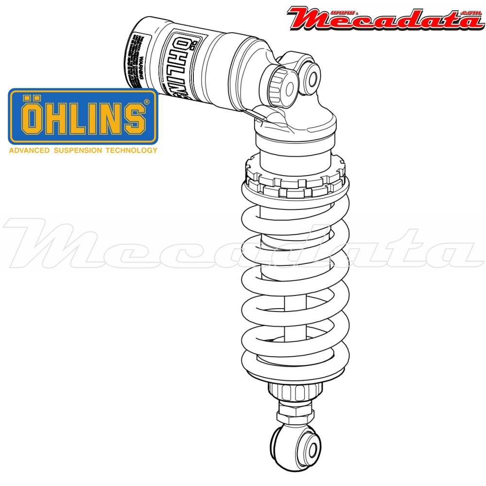 Amortisseur Ohlins TRIUMPH STREET TRIPLE 675 R (2009-2012) TR 805 (S46PR1C1L)