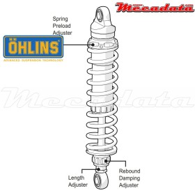 Amortisseur Ohlins TRIUMPH THRUXTON 900 (2004-2016) TR 963 (S36DR1L)