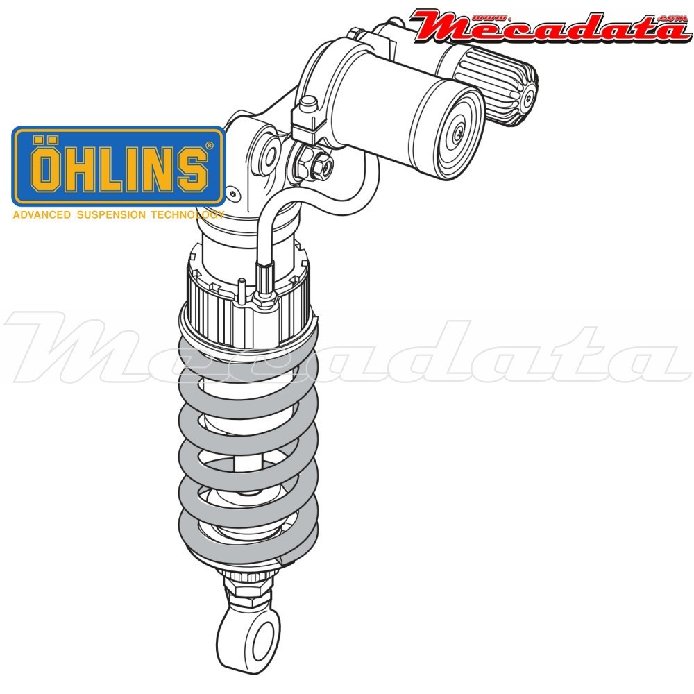 Amortisseur Ohlins TRIUMPH DAYTONA 675 (2006-2012) TR 602 PFP (S46PR1C2LS)