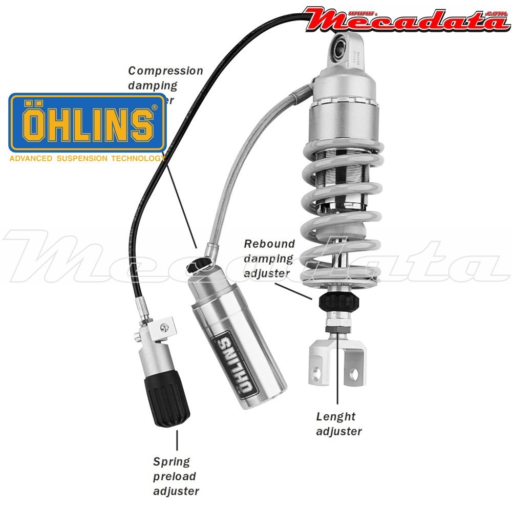 Amortisseur Ohlins TRIUMPH DAYTONA 955i (2002-2003) TR 201 PFP (S46HR1C1LS)