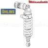 Amortisseur Ohlins TRIUMPH SPEED TRIPLE 1050 (2008-2010) TR 807 PFP (S46PR1C1LB)