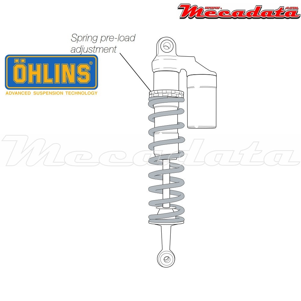 Amortisseur Ohlins YAMAHA TTR 90 (2005-2005) YA 587 PFP (S36P)