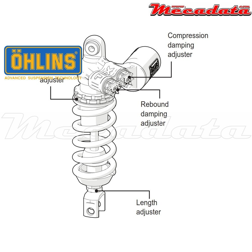 Amortisseur Ohlins YAMAHA YZF R6 (2006-2016) YA 358 TTX RT (T36PR1C1L)