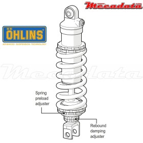 Amortisseur Ohlins YAMAHA MT 09 TRACER (2015-2016) YA 335 (S46DR1)