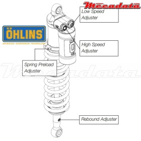 Amortisseur Ohlins YAMAHA YZF 250 (2008-2013) YA 1393 TTX (T44PR1C2)