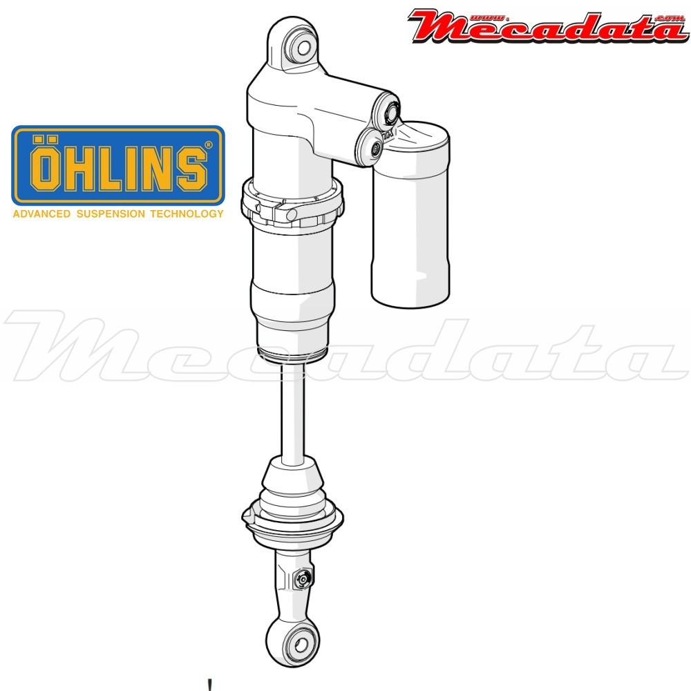 Amortisseur Ohlins YAMAHA YZF 250 (2014-2016) YA 1493 TTX (T44PR1C2)