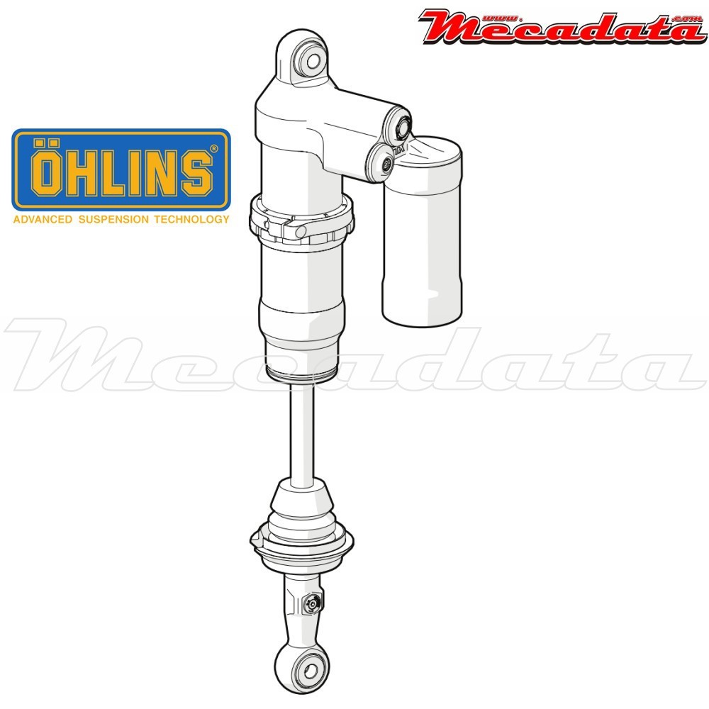 Amortisseur Ohlins YAMAHA YZF 250 (2014-2016) YA 1593 TTX (T44PR1C2)
