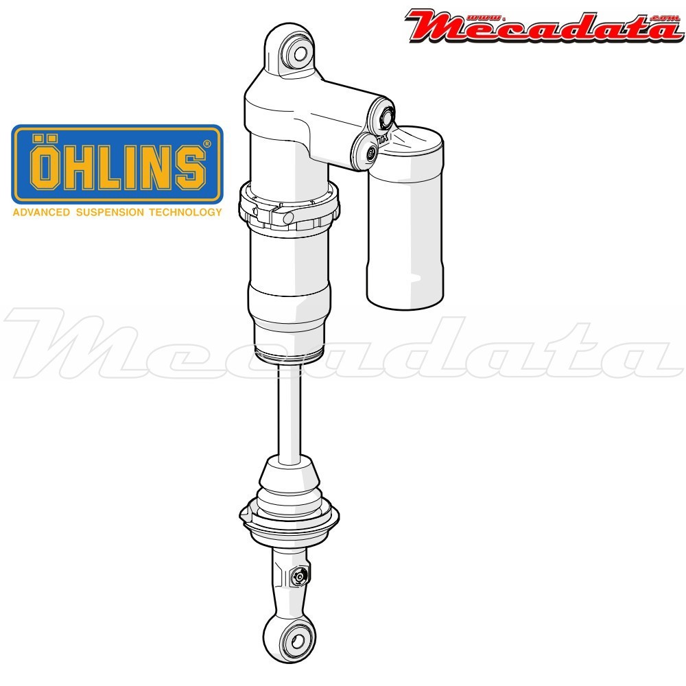 Amortisseur Ohlins YAMAHA YZF 250 (2014-2016) YA 1693 TTX 44 (T44PR1C2W)