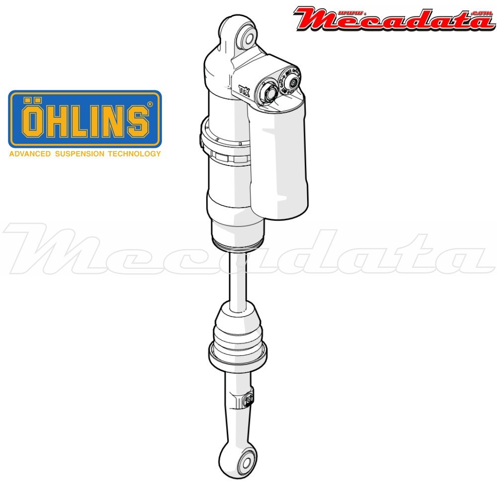 Amortisseur Ohlins YAMAHA YZ 250 (2008-2016) YA 1492 TTX 44 (T44PR1C2W)