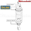 Amortisseur Ohlins YAMAHA FJR 1300 ABS (2003-2005) YA 056 (S46DR1)