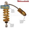 Amortisseur Ohlins YAMAHA FZ 6 S2 (2007-2009) YA 723 (S46HR1C1)
