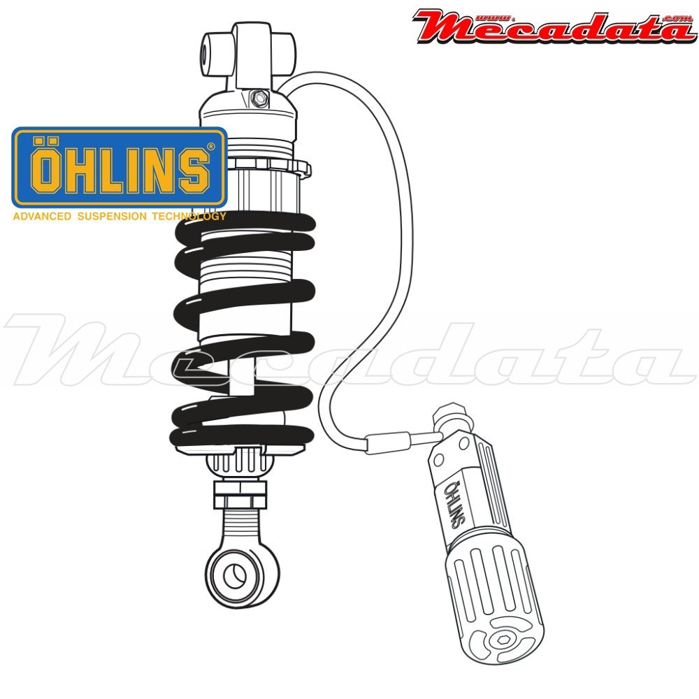 Amortisseur Ohlins YAMAHA XVS 650 DRAG STAR (1997-2004) YA 735 PFP (S46DR1LS)