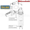 Amortisseur Ohlins YAMAHA XT 1200 Z SUPER TENERE (2010-2016) YA 013 (S46HR1C1S)