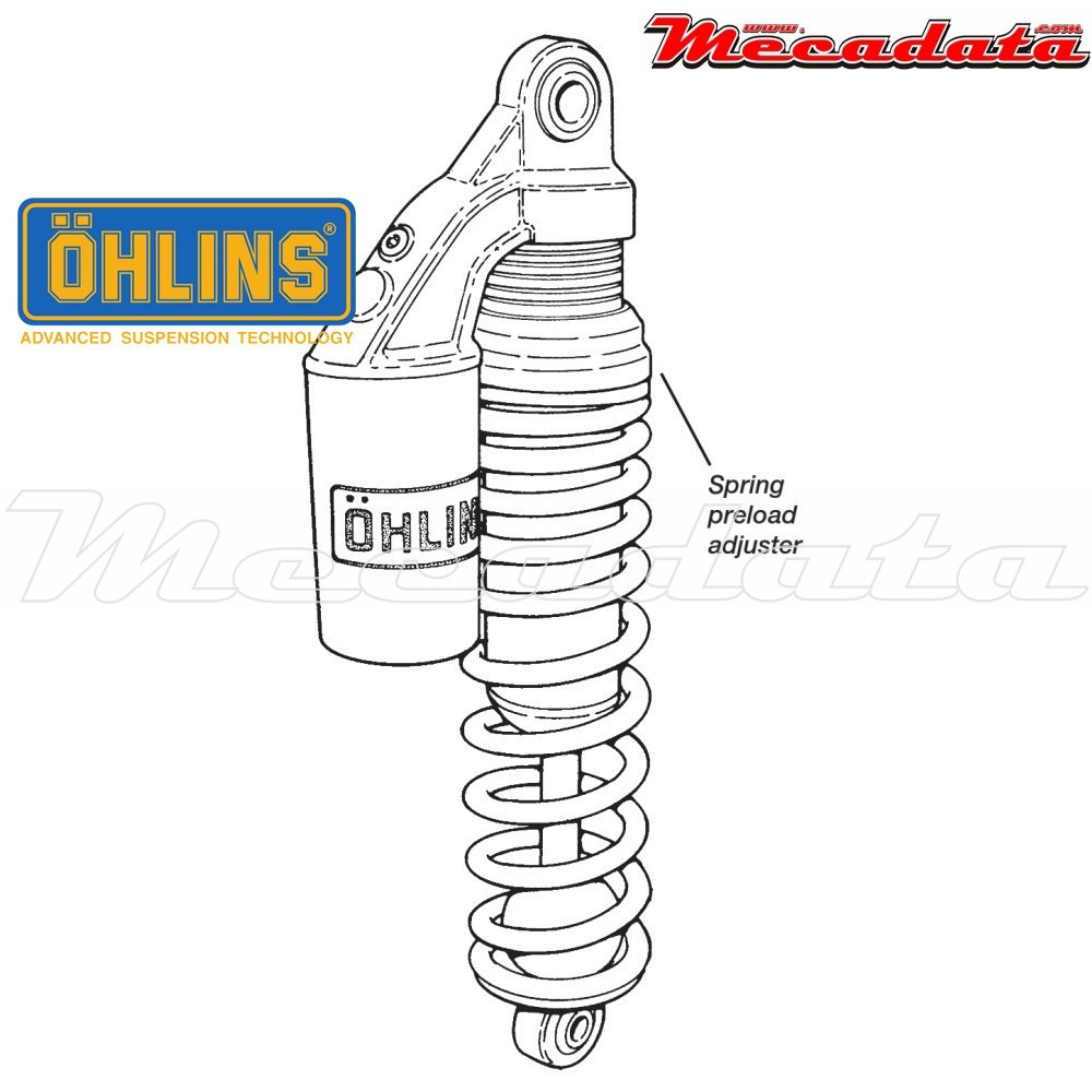 Amortisseur Ohlins YAMAHA XJR 400 (1991-2000) YA 145 (S36P)