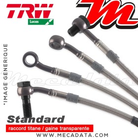 Durite de frein Piaggio 125 Thyhoon (M02) TRW-Lucas MCH 708 V1 - Avant