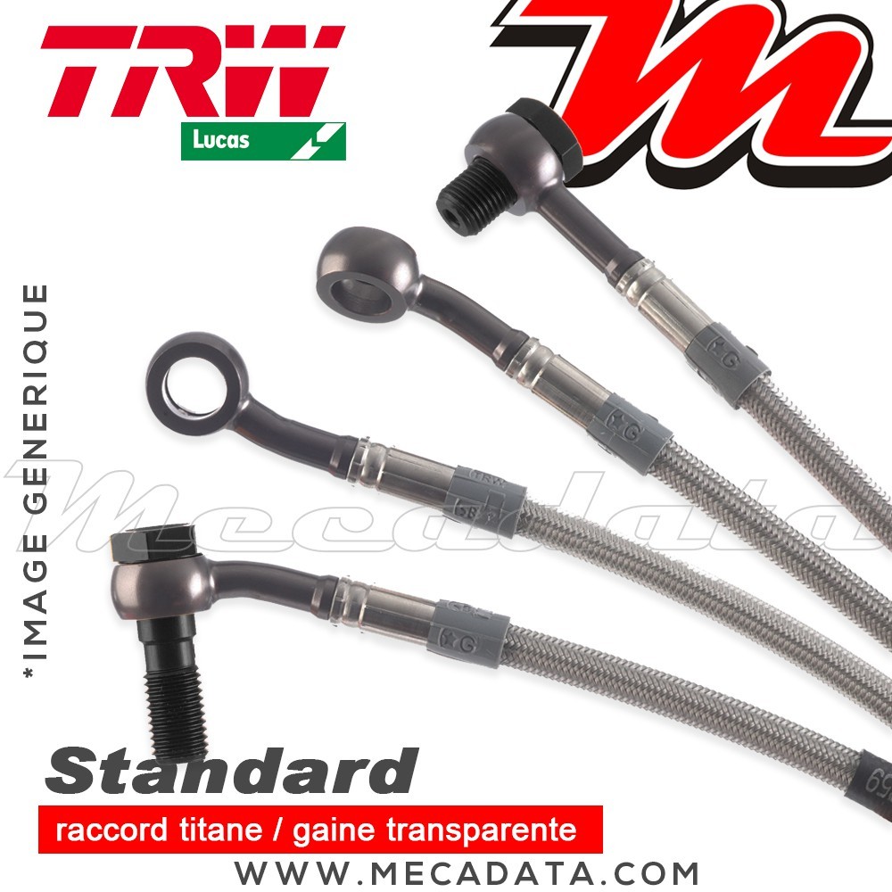 Durite de frein Piaggio 125 Thyhoon (M02) TRW-Lucas MCH 708 V1 - Avant