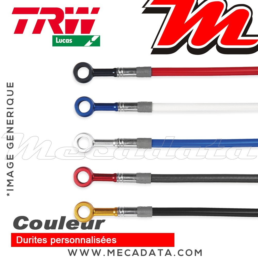 Durites de frein Suzuki GSXR 750 (VVB3) 2004-2005 TRW-Lucas MCH 296 V2 - Avant